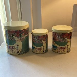 Louella design 3 pc Meister Canister Set made in Brazil
